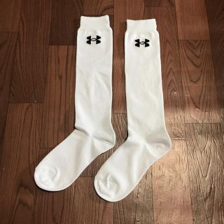 アンダーアーマー(UNDER ARMOUR)のアンダーアーマー ホワイト SM ベースボール ソックス 靴下 野球 ソフト(ソックス)