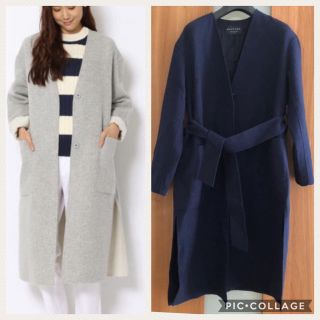 マカフィー(MACPHEE)のまゆ様専用★トゥモローランド  マカフィー★ウールダブルフェイスガウンコート(ガウンコート)