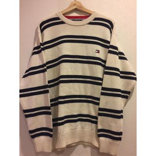 トミーヒルフィガー(TOMMY HILFIGER)の90s トミーヒルフィガー　ヴィンテージコットンニット　 (ニット/セーター)