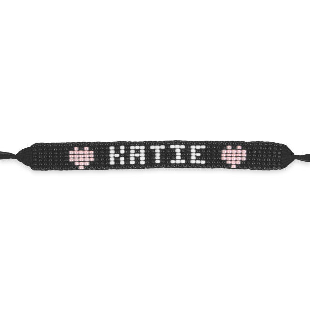 Katie(ケイティー)のBEADS lettered choker Katie レディースのアクセサリー(ブレスレット/バングル)の商品写真