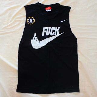 ナイキ(NIKE)のミスマッチ CHANEL×NIKE ホワイトブラック ペア(シャツ/ブラウス(半袖/袖なし))