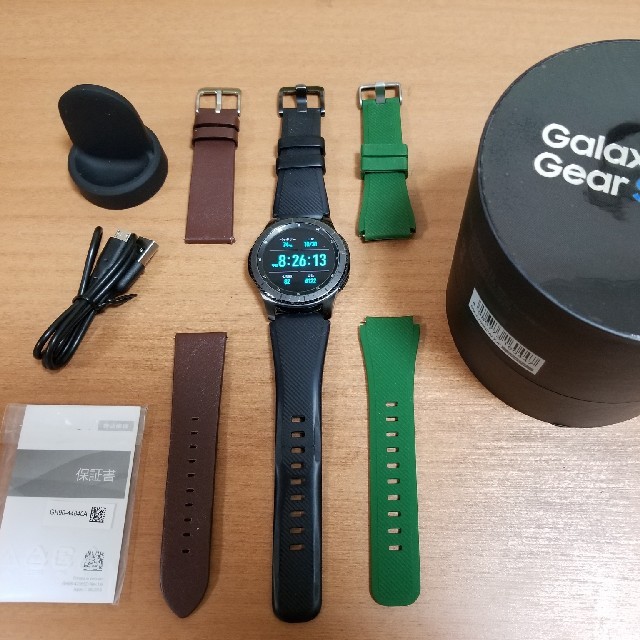 SAMSUNG(サムスン)のGalaxy gear S3 Frontier(おまけ付き) メンズの時計(腕時計(デジタル))の商品写真