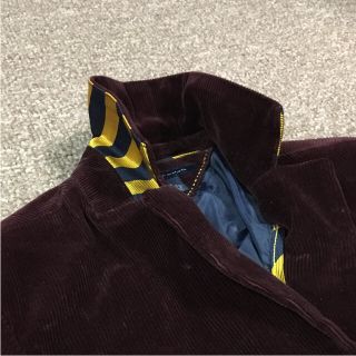 トミーヒルフィガー(TOMMY HILFIGER)の定価2万円tommy hilfigerボルドーコーデュロイジャケットM(テーラードジャケット)