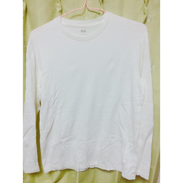 UNIQLO(ユニクロ)のユニクロ 白T メンズのトップス(Tシャツ/カットソー(七分/長袖))の商品写真