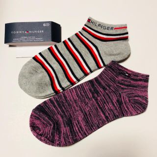 トミーヒルフィガー(TOMMY HILFIGER)の【新品・未使用】トミーヒルフィガー  ２足セット(ソックス)