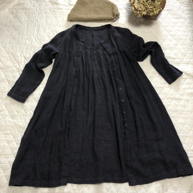 【新品】ネストローブ✩リネンコーディガン