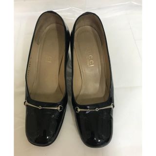 グッチ(Gucci)のGUCCI パテントパンプス(ハイヒール/パンプス)