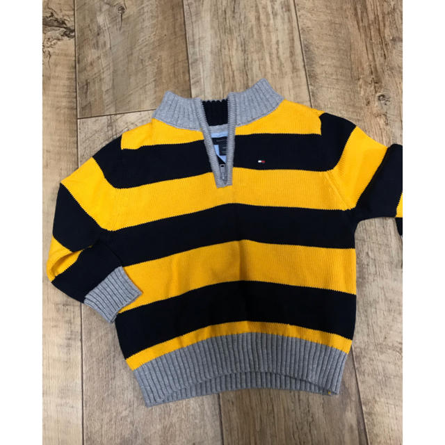 TOMMY HILFIGER(トミーヒルフィガー)の新品 tommy  セーター デニム セットアップ キッズ/ベビー/マタニティのベビー服(~85cm)(パンツ)の商品写真