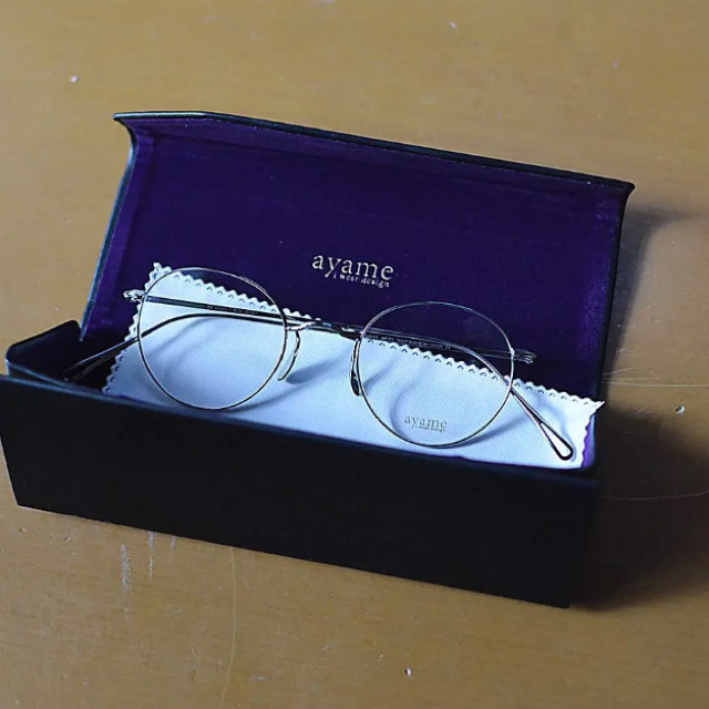 ayame MANRAY Silver マンレイ 眼鏡 新品度なしレンズ付き 売れ筋商品