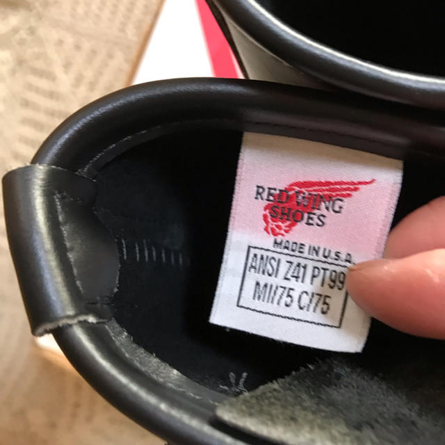 REDWING(レッドウィング)のレッドウィング エンジニアブーツ黒色 メンズの靴/シューズ(ブーツ)の商品写真