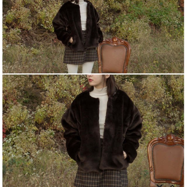 OHOTORO□MONT BLANC COAT□dark brown OHOTORO□MONT BLANC COAT□dark brown