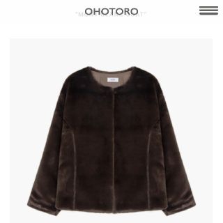 オオトロ(OHOTORO)のOHOTORO■MONT BLANC COAT■dark brown(毛皮/ファーコート)