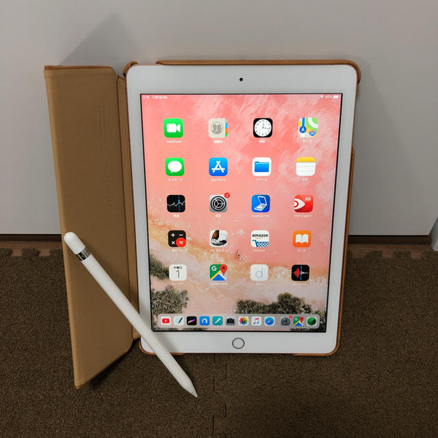 ipad 2018 128GB wifiモデル 極美品 Apple pencilタブレット