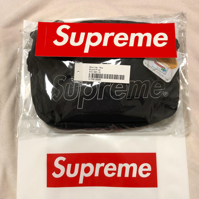 確実正規品 Supreme Shoulder Bag 18AW 黒