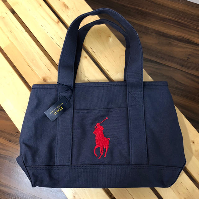 POLO RALPH LAUREN(ポロラルフローレン)の新品 ポロ ラルフローレン トートバッグ キャンバス マザーズ バッグ ブランド レディースのバッグ(トートバッグ)の商品写真