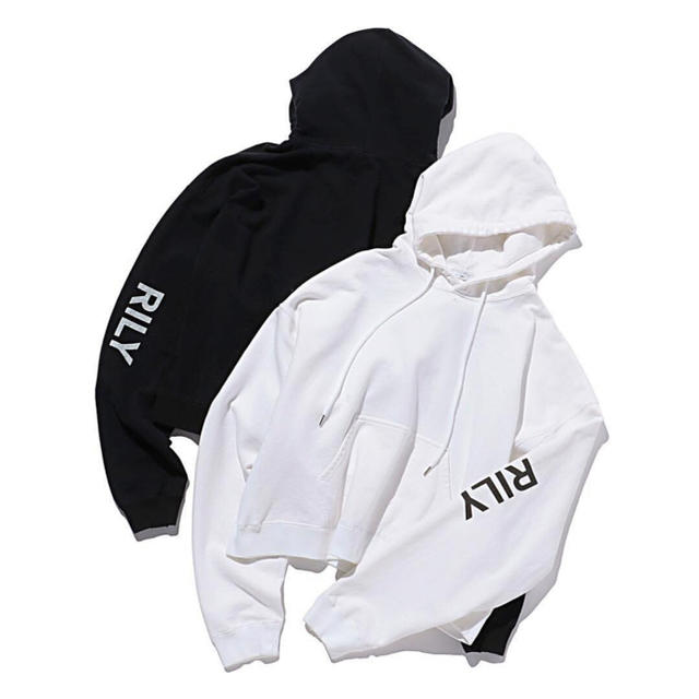 限定販売店舗 RILY logo hoodie black メンズ | bca.edu.gr