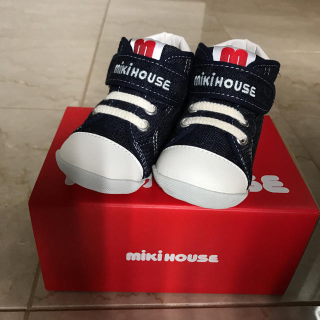 mikihouse(ミキハウス)のミキハウス 靴 新品 キッズ/ベビー/マタニティのベビー靴/シューズ(~14cm)(スニーカー)の商品写真