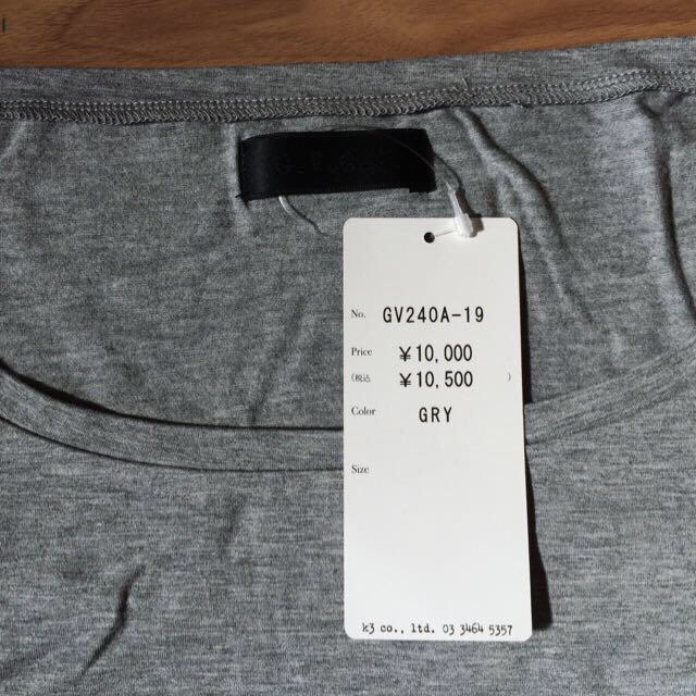 G.V.G.V.(ジーヴィジーヴィ)のGVGV 新品未使用カットソー レディースのトップス(Tシャツ(長袖/七分))の商品写真