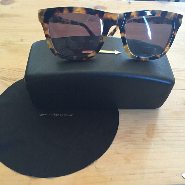 KAREN WALKER(カレンウォーカー)のkarenworker べっ甲サングラス レディースのファッション小物(サングラス/メガネ)の商品写真