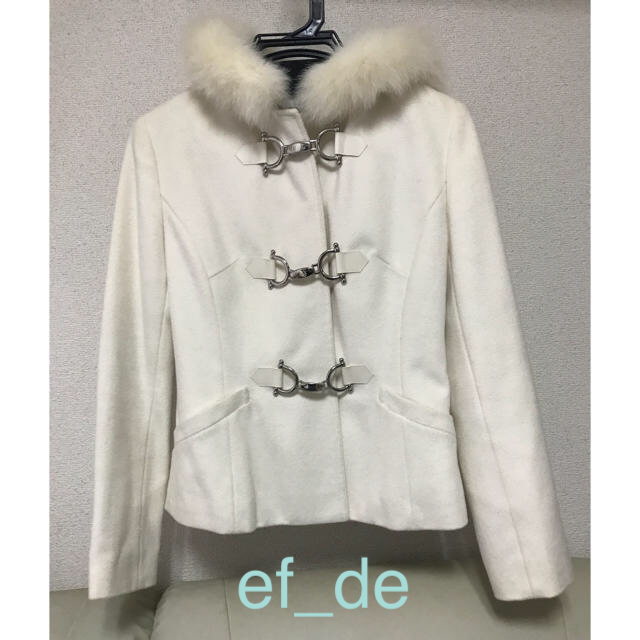 ef-de(エフデ)のエフデ  ファー ダッフルコート レディースのジャケット/アウター(ダッフルコート)の商品写真