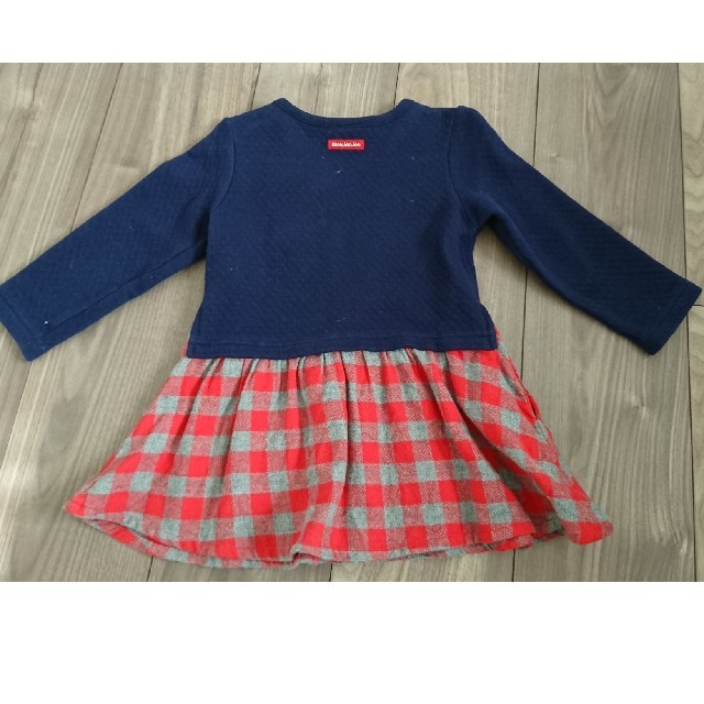 mou jon jon(ムージョンジョン)の子供服 ワンピース キッズ/ベビー/マタニティのキッズ服女の子用(90cm~)(ワンピース)の商品写真