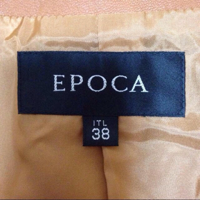 EPOCA(エポカ)のエポカ レザージャケット レディースのジャケット/アウター(ノーカラージャケット)の商品写真