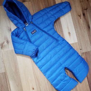 パタゴニア(patagonia)の⚠️専用⚠️　パタゴニア　ベビー　ダウン　ジャンプスーツ　(カバーオール)