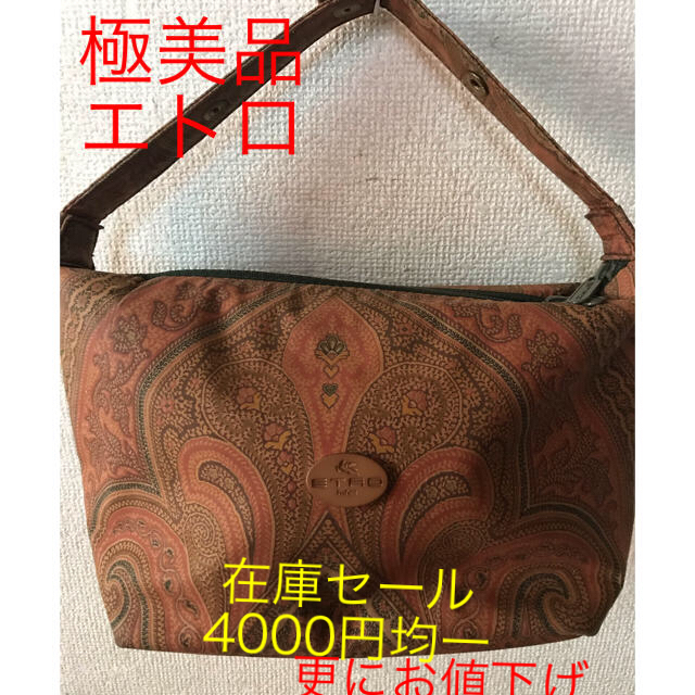 ETRO(エトロ)の極美品 エトロハンドバック バニティバック ダブルファスナー レディースのバッグ(ハンドバッグ)の商品写真