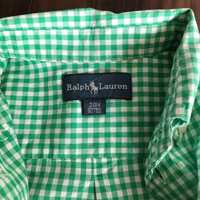 Ralph Lauren(ラルフローレン)の値下げしました！ラルフローレン 長袖シャツ 90 キッズ/ベビー/マタニティのキッズ服男の子用(90cm~)(ブラウス)の商品写真