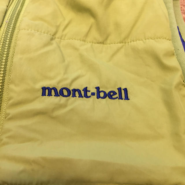 mont bell(モンベル)の100   モンベル  リバーシブルベスト キッズ/ベビー/マタニティのキッズ服女の子用(90cm~)(ジャケット/上着)の商品写真