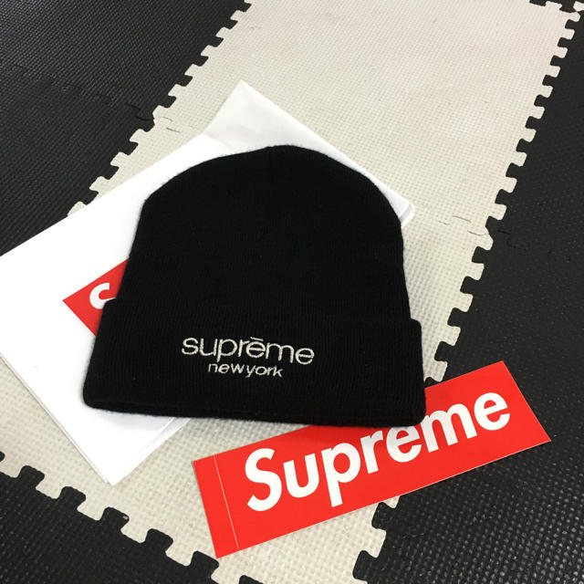 帽子SUPREME ニットキャップ