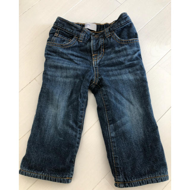 GAP(ギャップ)のGAP baby ギャップベビー 裏起毛 裏フリース あったかジーンズ キッズ/ベビー/マタニティのベビー服(~85cm)(パンツ)の商品写真