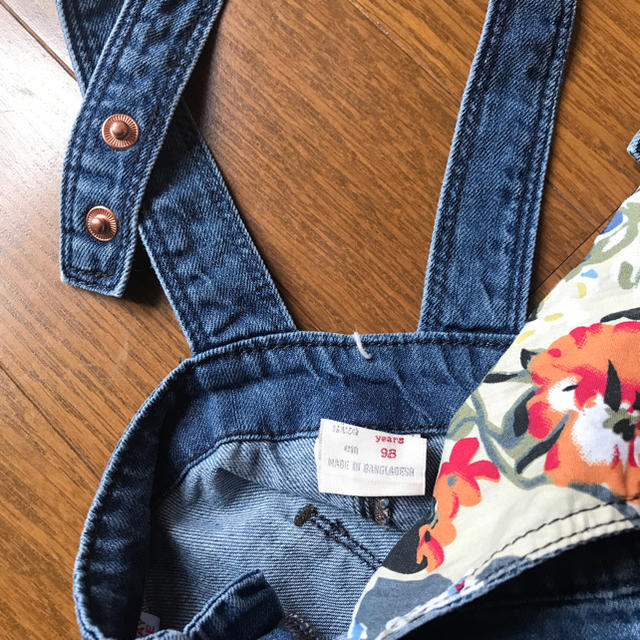 ZARA KIDS(ザラキッズ)のZARAkids デニムジャンパースカート キッズ/ベビー/マタニティのキッズ服女の子用(90cm~)(ワンピース)の商品写真