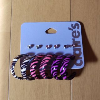 クレアーズ(claire's)の◆クレアーズ◆ゼブラピアス◆(ピアス)