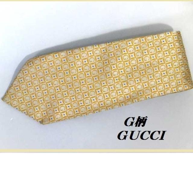 Gucci - 金色★グッチGUCCI★高級シルクネクタイ★大人気G柄★ゴールド★の通販 by 多数販売中★smile for you｜グッチ