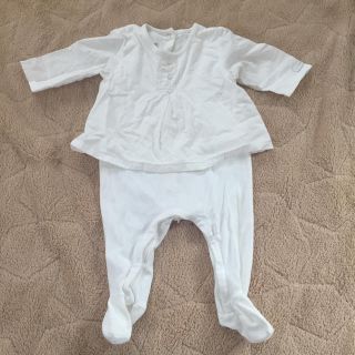 プチバトー(PETIT BATEAU)のプチバトー☆3month(ロンパース)