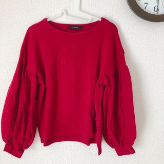 ダブルクローゼット(w closet)のダブルクローゼット ボリューム袖 大人トップス(カットソー(長袖/七分))