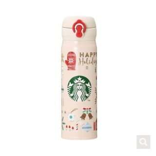 スターバックスコーヒー(Starbucks Coffee)の【Yaaaa様専用ページ】ハンディーステンレスボトルハッピーホリデーズ500ml(タンブラー)