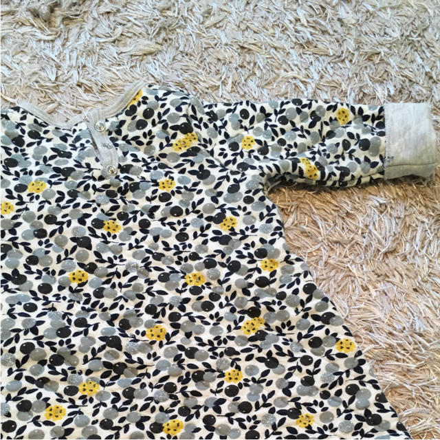 PETIT BATEAU(プチバトー)のプチバトー❁︎スウェットワンピース キッズ/ベビー/マタニティのベビー服(~85cm)(ワンピース)の商品写真