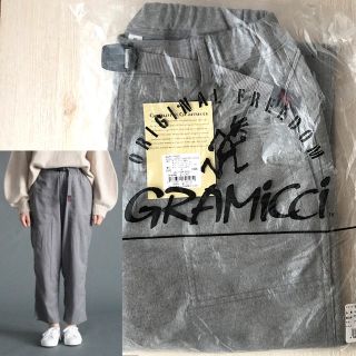 グラミチ(GRAMICCI)の★新品★グラミチ ウール ルーズテーパードパンツ グレー レディースF（フリー）(カジュアルパンツ)