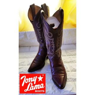 トニーラマ(Tony Lama)の美品【Tony Lama】大人気ウェスタンブーツ size 23.0cm(ブーツ)