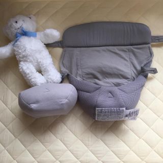 エルゴベビー(Ergobaby)のErgobaby インファント インサート Ⅲ クールエア グレー(抱っこひも/おんぶひも)