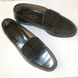 ハルタ(HARUTA)のHARUTAメンズ合皮コインローファー　28cmEEE　中古・美品(ドレス/ビジネス)