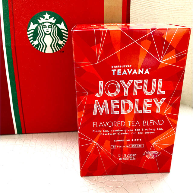 Starbucks Coffee(スターバックスコーヒー)の■新品未開封■スターバックス 紅茶セットティバーナ ジョイフルメドレー❣️１２袋 食品/飲料/酒の飲料(茶)の商品写真