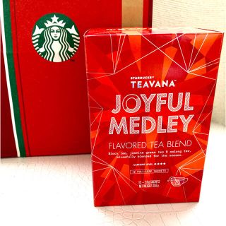 スターバックスコーヒー(Starbucks Coffee)の■新品未開封■スターバックス 紅茶セットティバーナ ジョイフルメドレー❣️１２袋(茶)