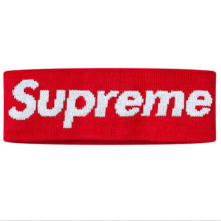 シュプリーム(Supreme)のRed Supreme New Era Big Logo Headband(その他)