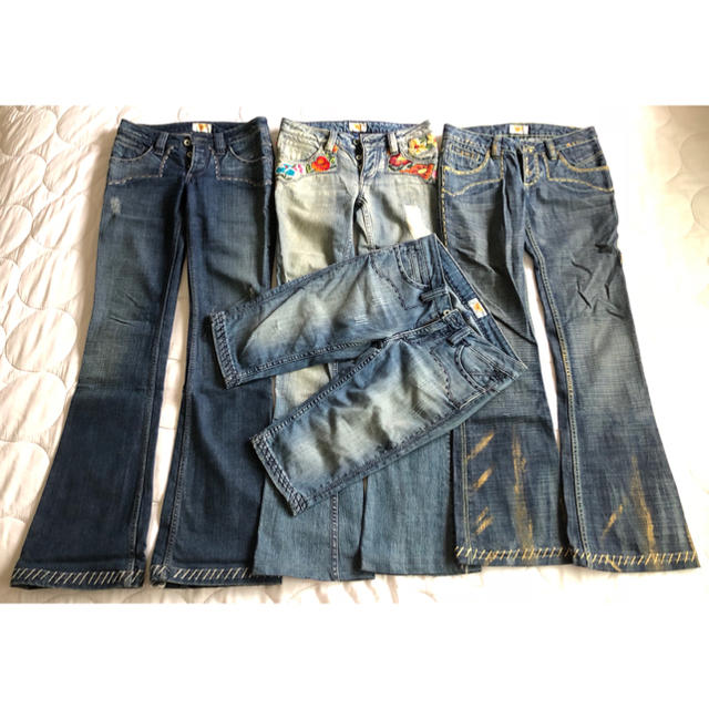 ANTIK DENIM(アンティークデニム)のANTIK DENIM アンティーク デニム4本 レディースのパンツ(デニム/ジーンズ)の商品写真