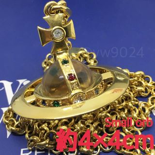 ヴィヴィアンウエストウッド(Vivienne Westwood)の旧スモールオーブネックレス ゴールド(ネックレス)