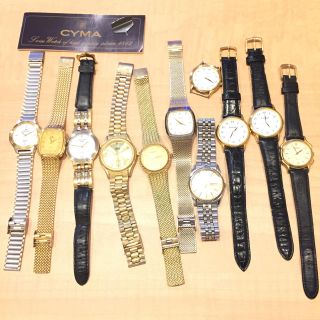 シチズン(CITIZEN)の即購入OK! クオーツ時計 ジャンク 11本セット レディース メンズ まとめ売(腕時計)