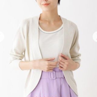 インデックス(INDEX)の【美品】index♡ラメニットカーディガン(カーディガン)